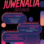Plakat przedstawiający harmonogram Juwenaliów AJP 2026 r.