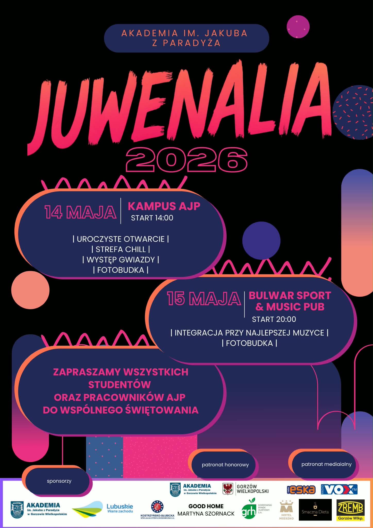Juwenalia AJP 2026&nbsp;r.
